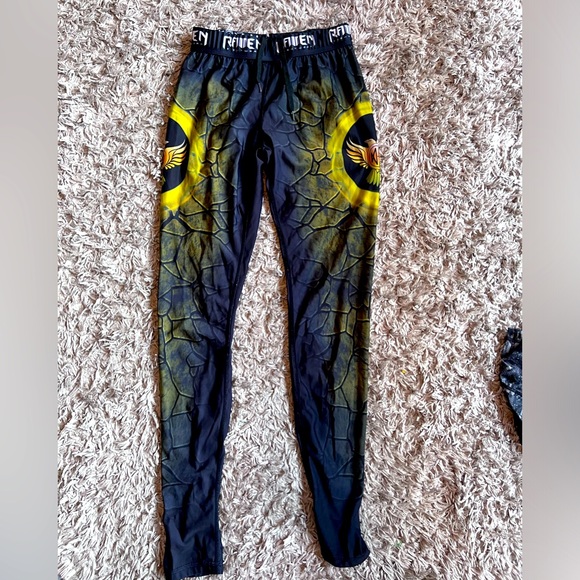 Raven "Earth Dragon" Jiu Jitsu Grappling Spats BJJ Men’s Medium - Picture 1 of 3